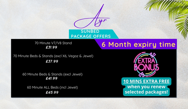 Ayr Sunbed packages