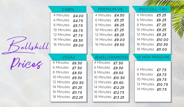 Bellshill sunbed prices (2)