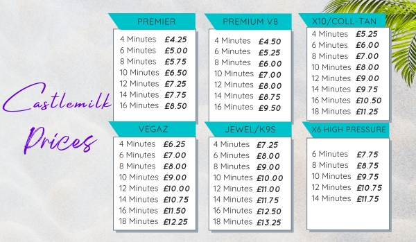 Castlemilk sunbed prices (1)