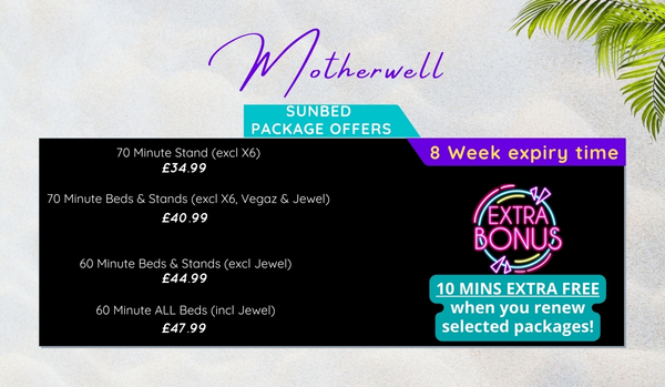 Motherwell Sunbed packages