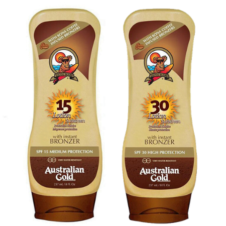 Australian Gold Lotion with Bronzer - SPF & 30 - Tanz